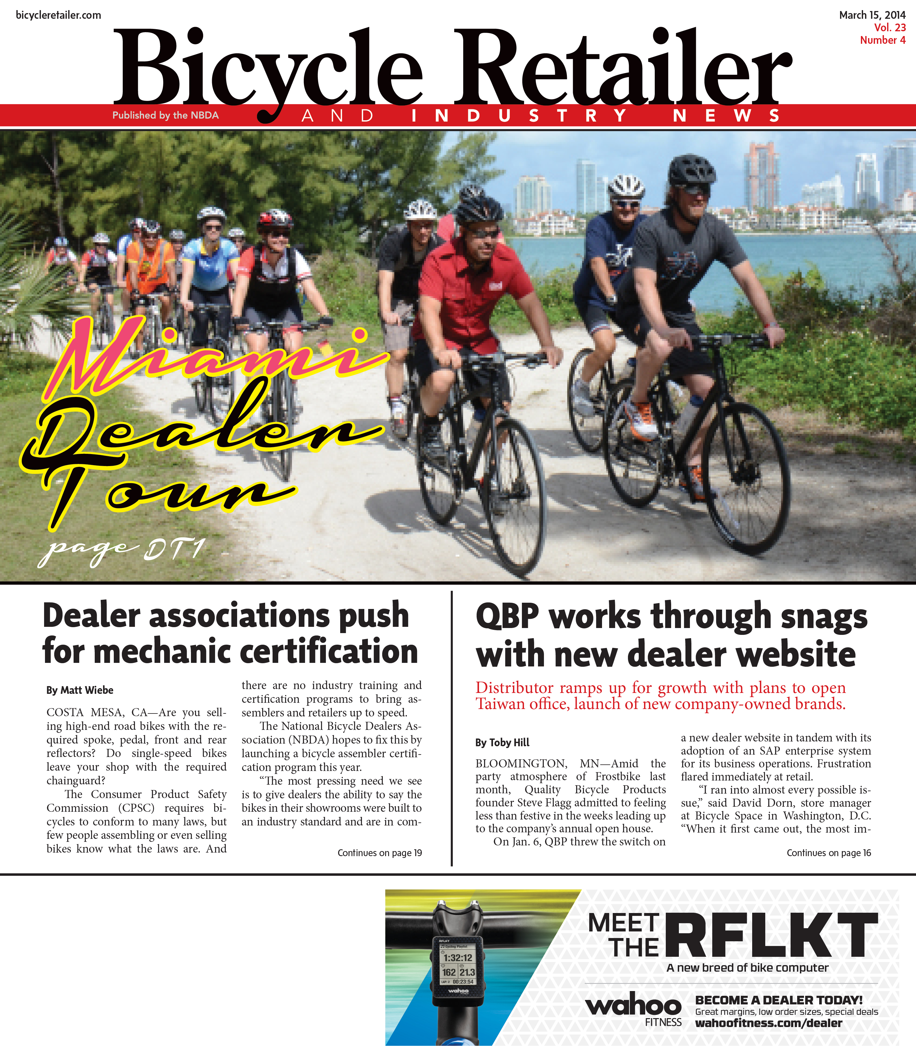 Mechanic pay and training, Frostbike coverage and more in new BRAIN